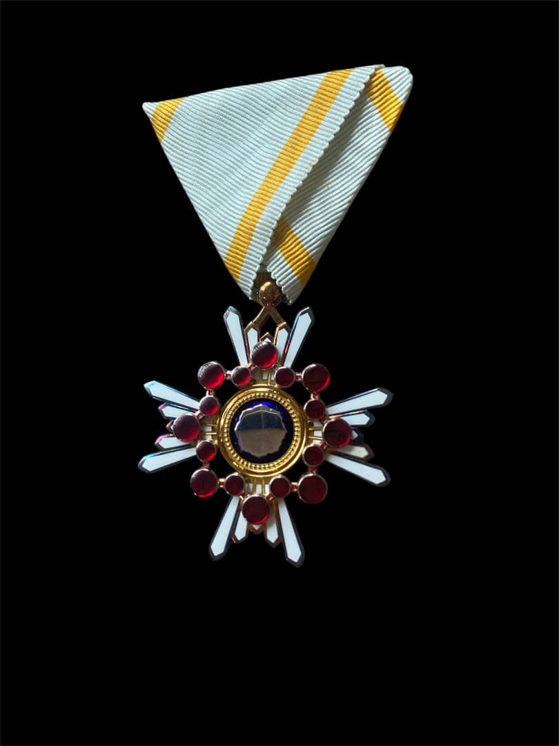 勲五等瑞宝章（瑞宝双光章）明治勲章 純銀製　勲章　Japanese medals