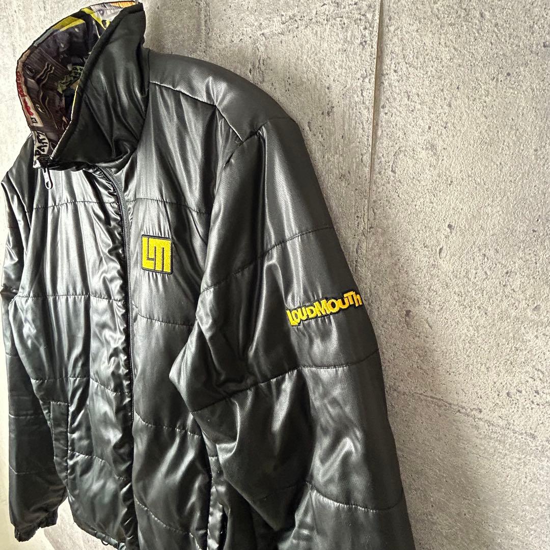 LOUDMOUTH 中綿 リバーシブルブルゾン カセット柄 ゴルフ