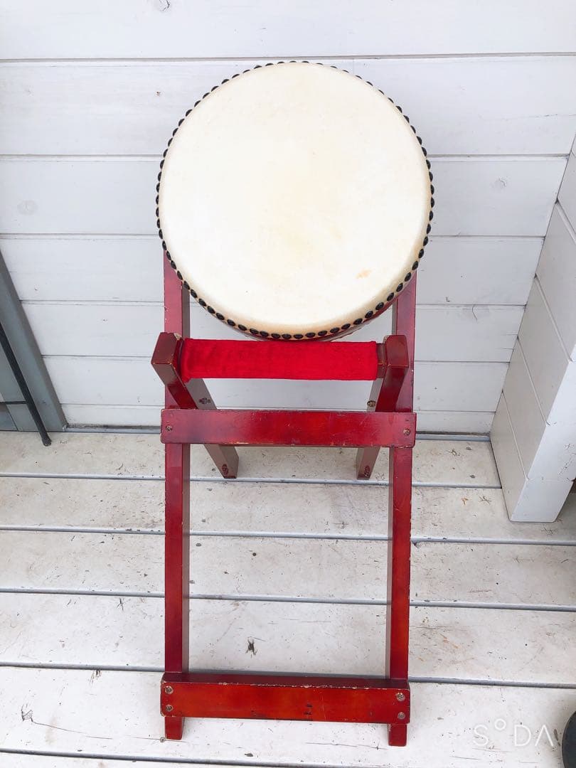 和太鼓　平太鼓　平胴太鼓　打楽器　太鼓台　バチ　全てセット！ダイエット　認知予防