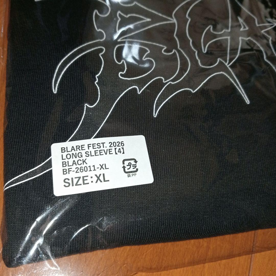 BLARE FEST 2026 ロンT4 XL ブレアフェス coldrain