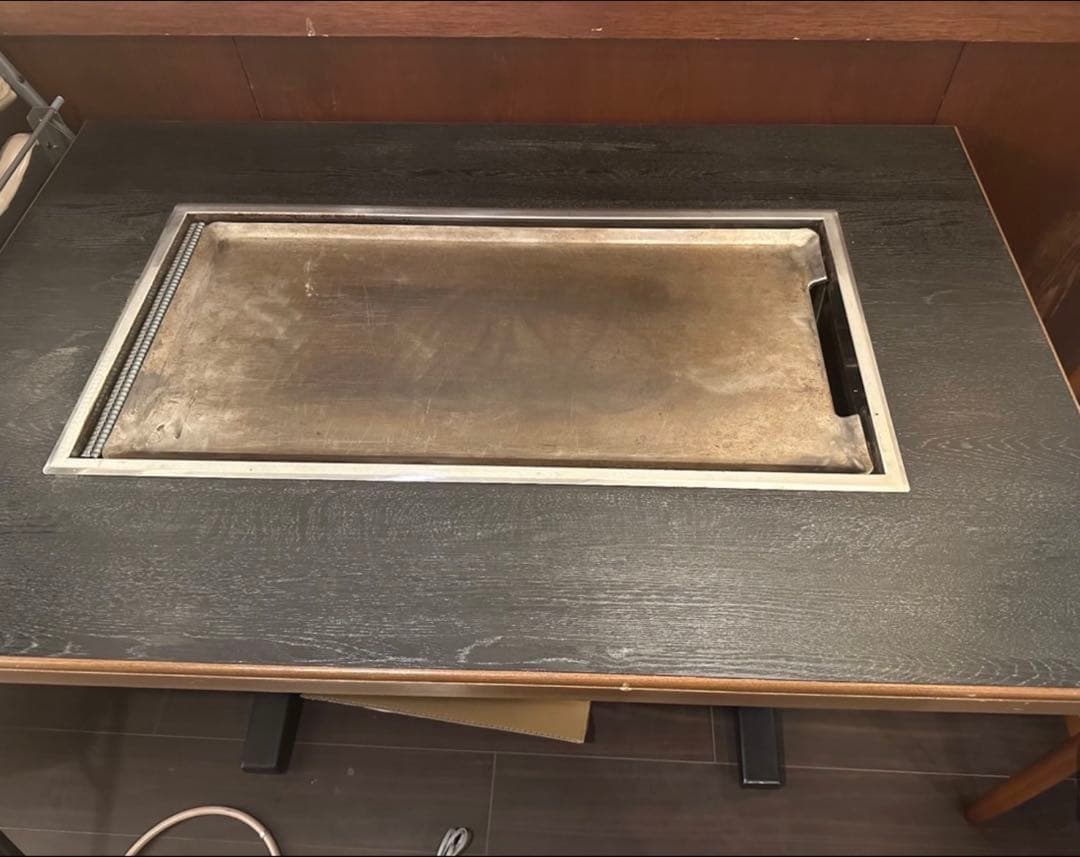 ツヤマ　鉄板テーブル LPガス用 TH-KS お好み焼き 業務用