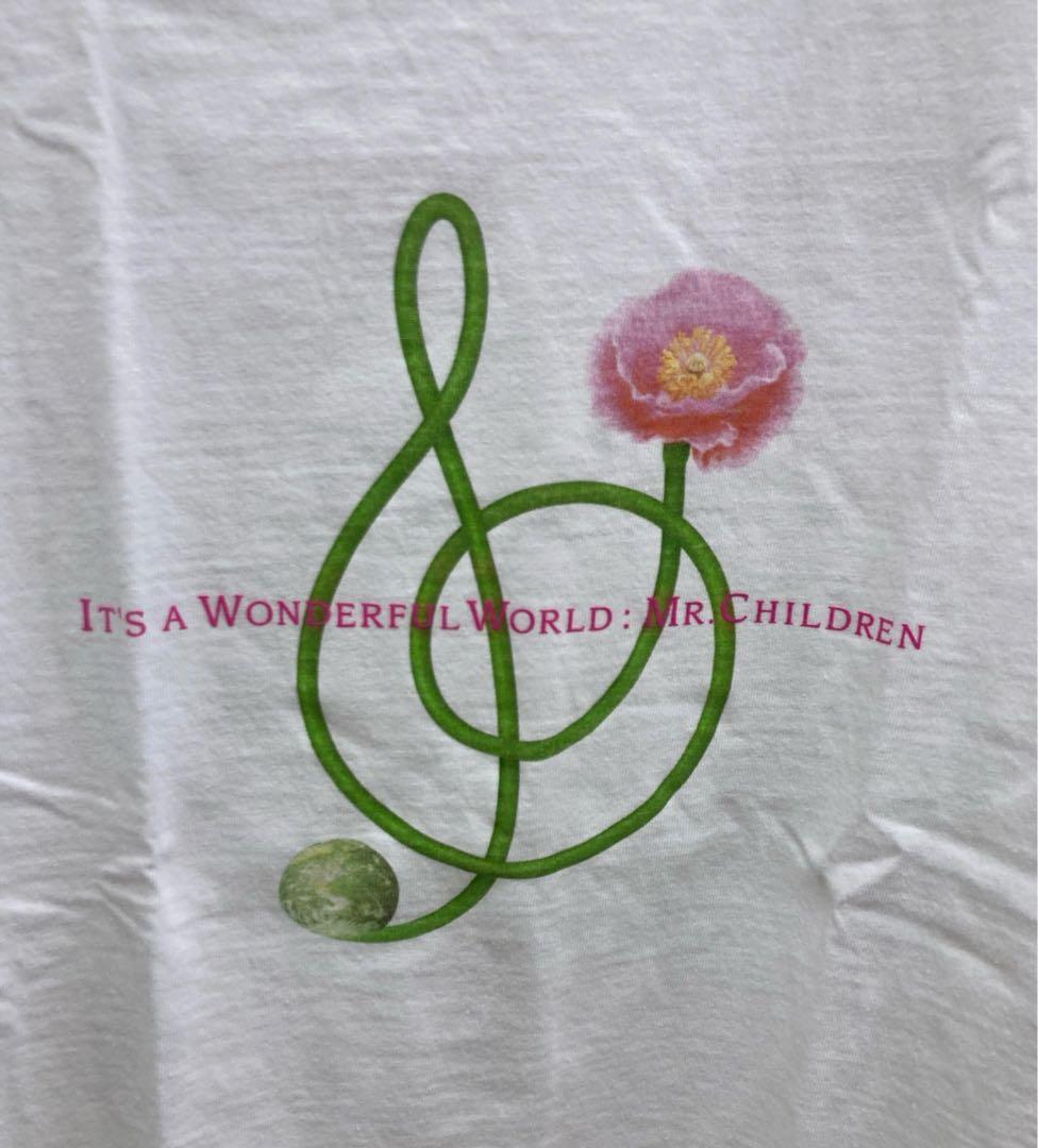 ミスチル 非売品 レア Tシャツ It's a wonderful world