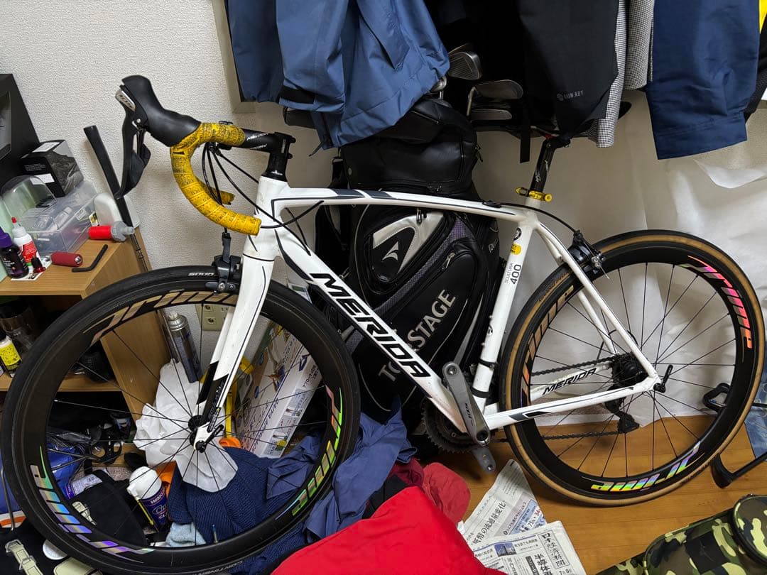 MERIDAメリダスクルトゥーラ400 カーボンホイールS/Mサイズ