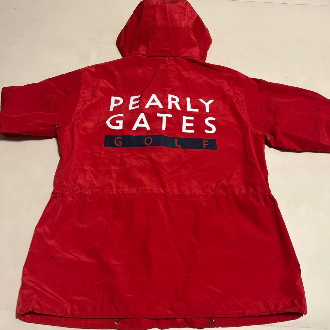 PEARLY GATES レディースウインドブレーカー　赤　Ｓサイズ