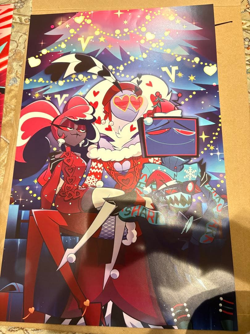 ハズビンホテル　Hazbin Hotel クリスマス限定とVOXDEIポスター２