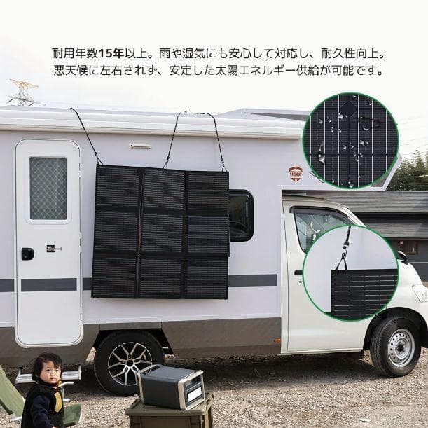 0413 軽量 200W ソーラーパネル 高効率 折畳 人気モデル ブランド品