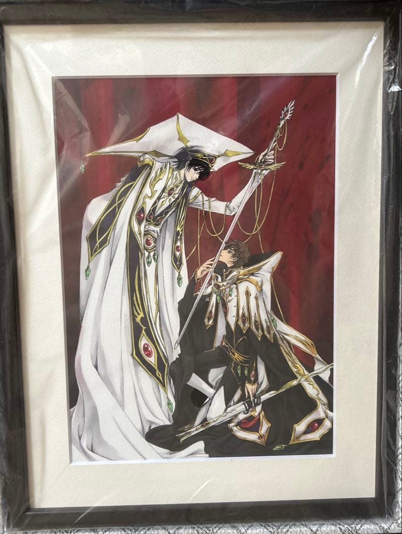 コードギアス 反逆のルルーシュCLAMPイラスト 複製原画ルルーシュ＆スザク