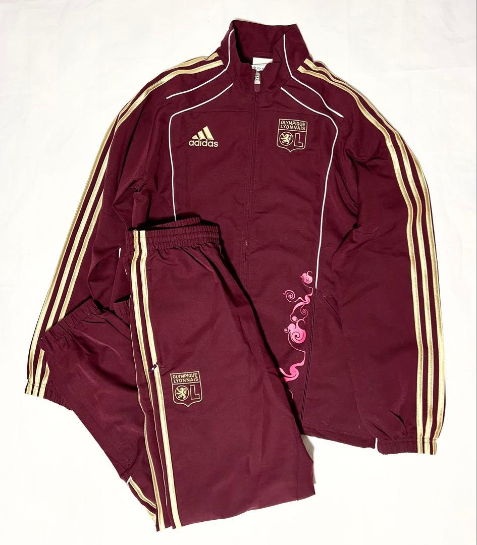激レア　adidas オリンピック リヨン 上下 セットアップ S 希少