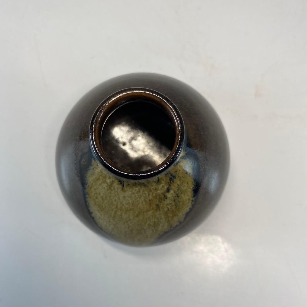 【茶道具】膳所焼茶入（共箱）