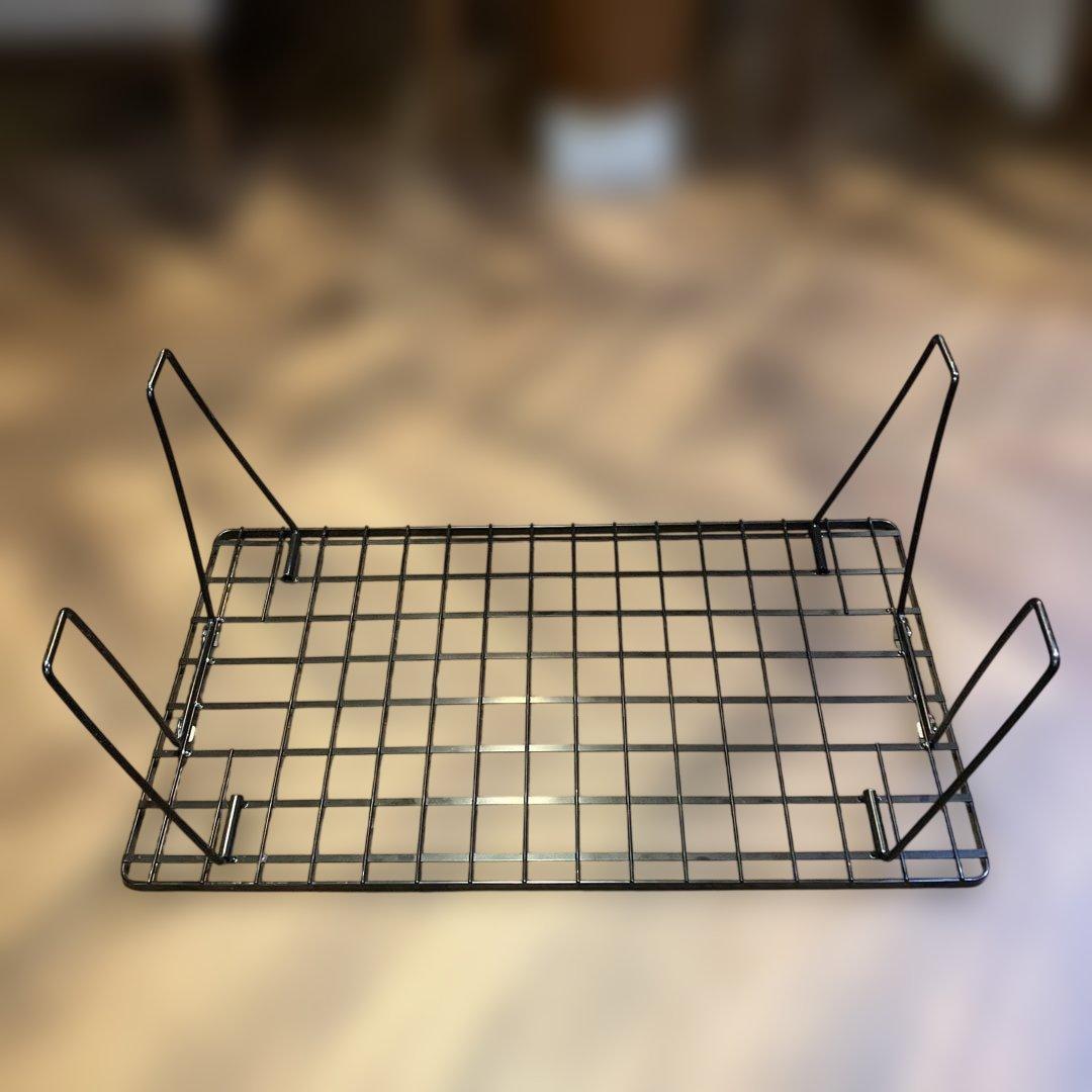 フィールドラック/ユニフレーム x 4台＋連結用天板 / キャンプギークス