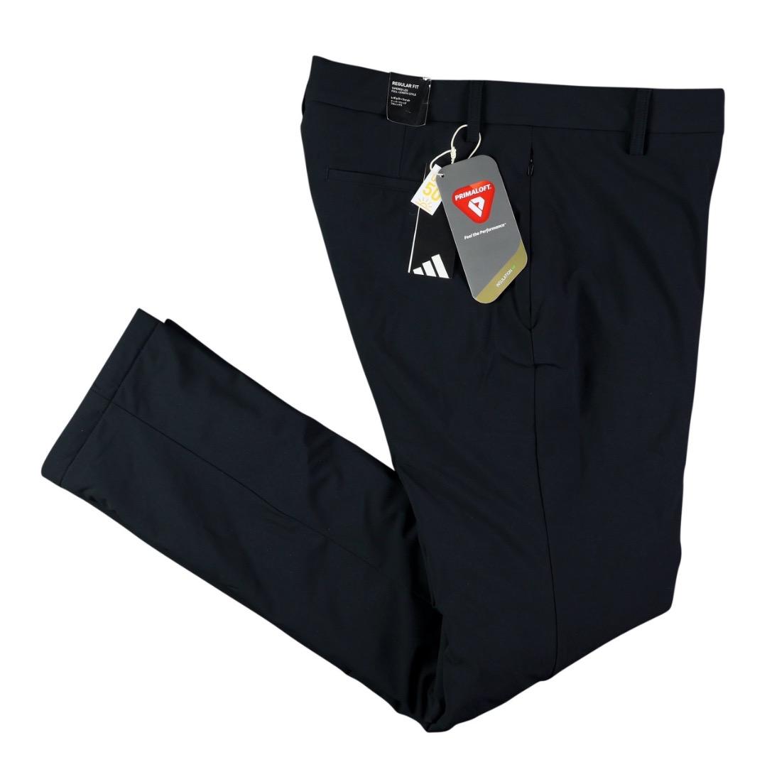 【79】秋冬 定価27,500円 アディダス ゴルフ 中綿 テーパードパンツ 黒