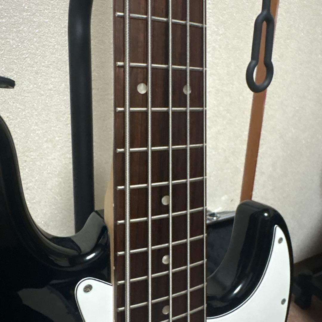【5連ペグ】【アルダー】Squier affinity Jazz Bass V