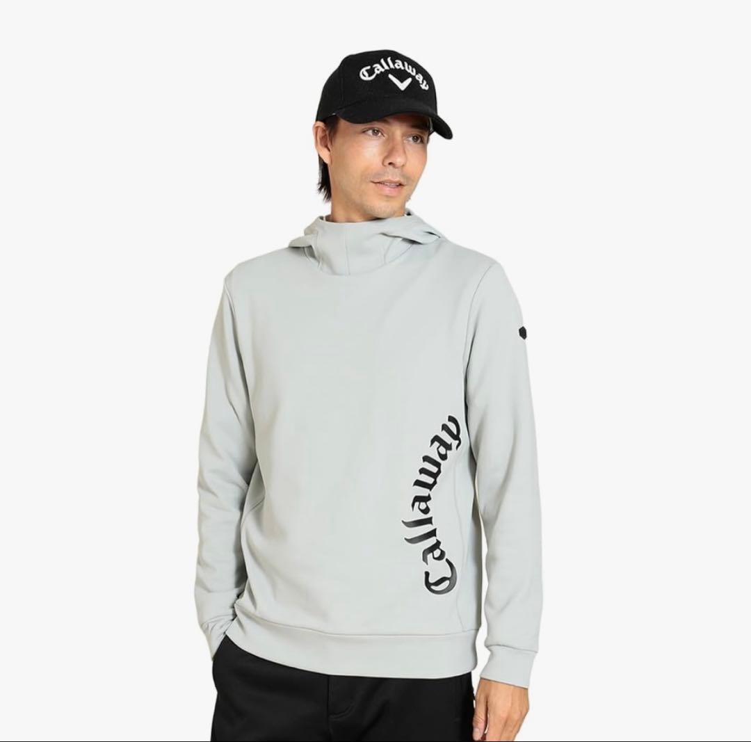 callaway キャロウェイ メンズ 裏起毛 長袖 フーディー　アーチロゴ　M