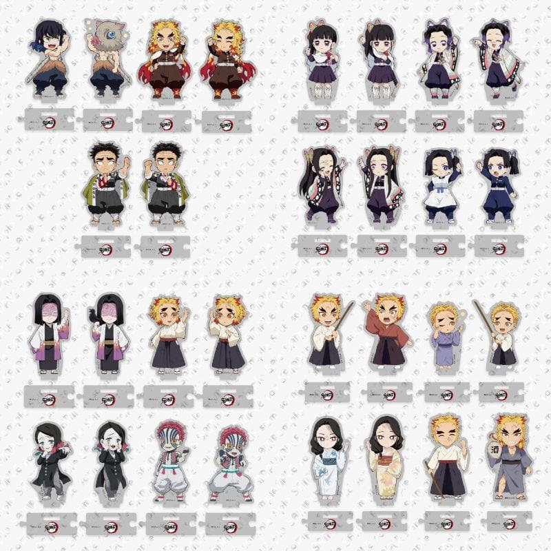 【新品未使用】コンプ 鬼滅の刃 繋がるランダムアクリルスタンド 62点セット