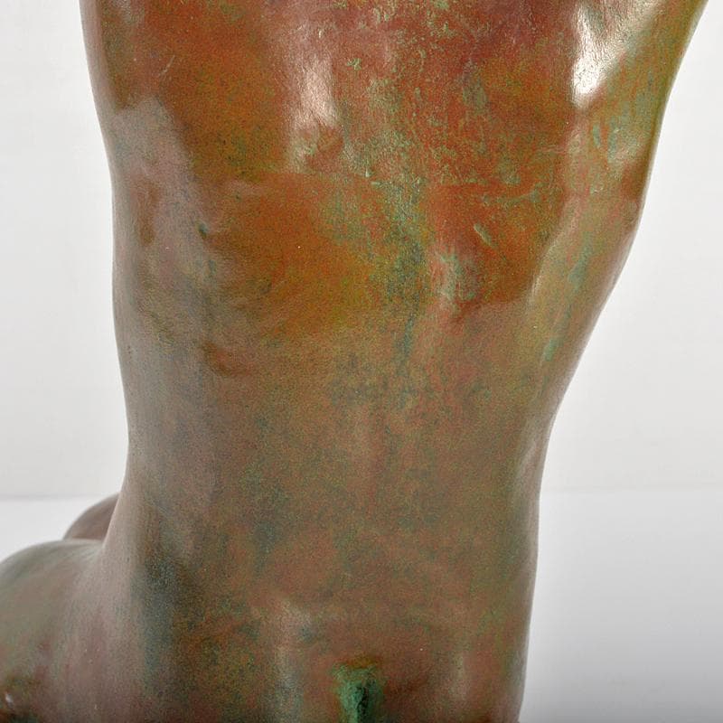 ブロンズ像　裸婦像　女性像　置物　在銘　約2.1kg　M　R6710