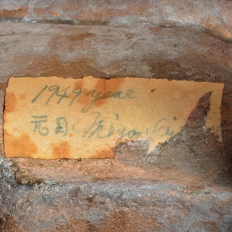 ブロンズ像　裸婦像　女性像　置物　在銘　約2.1kg　M　R6710