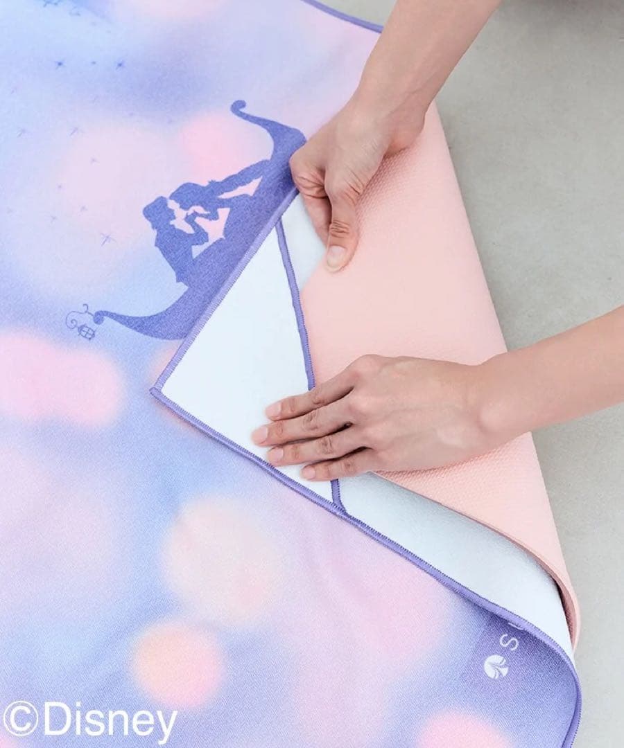 【新品未使用】SUKALA プリントヨギラグ☆ラプンツェル☆アリエル☆2枚セット