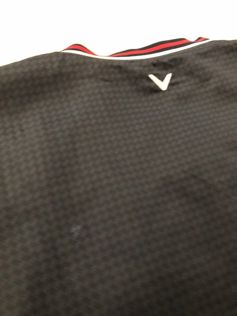 ☆プロ支給品☆美品Callaway中綿ジャケット LL 紺 2ウェイ半袖 激レア