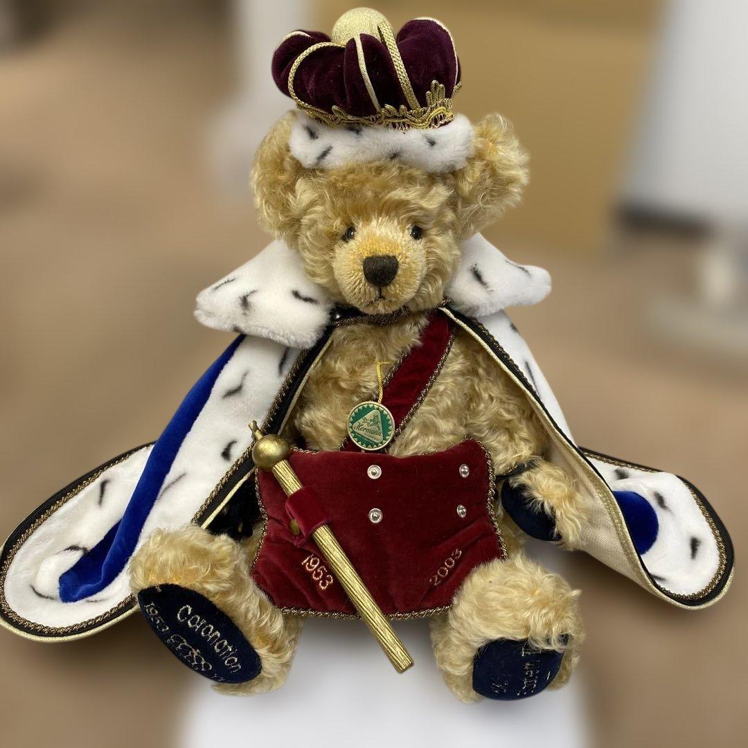 クイーンエリザベス2世　テディベア　Hermann限定 NO.377