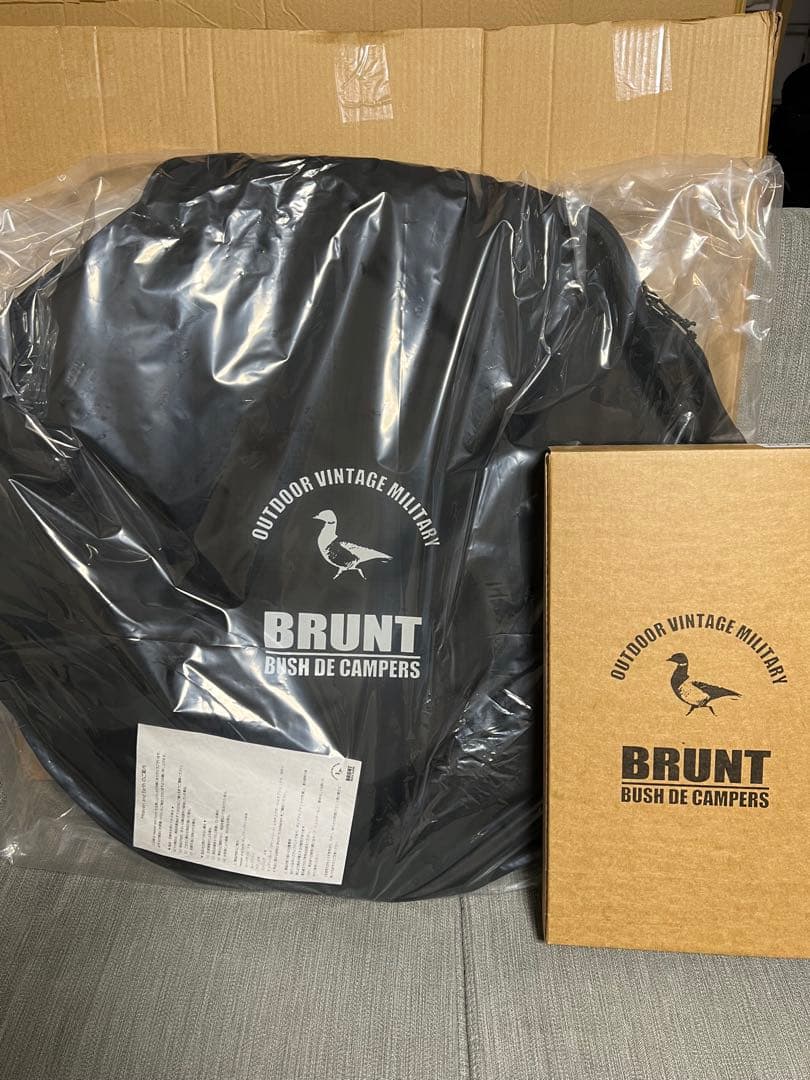 BRUNT ポップアップテント　グランドシート付　ブラックカラー