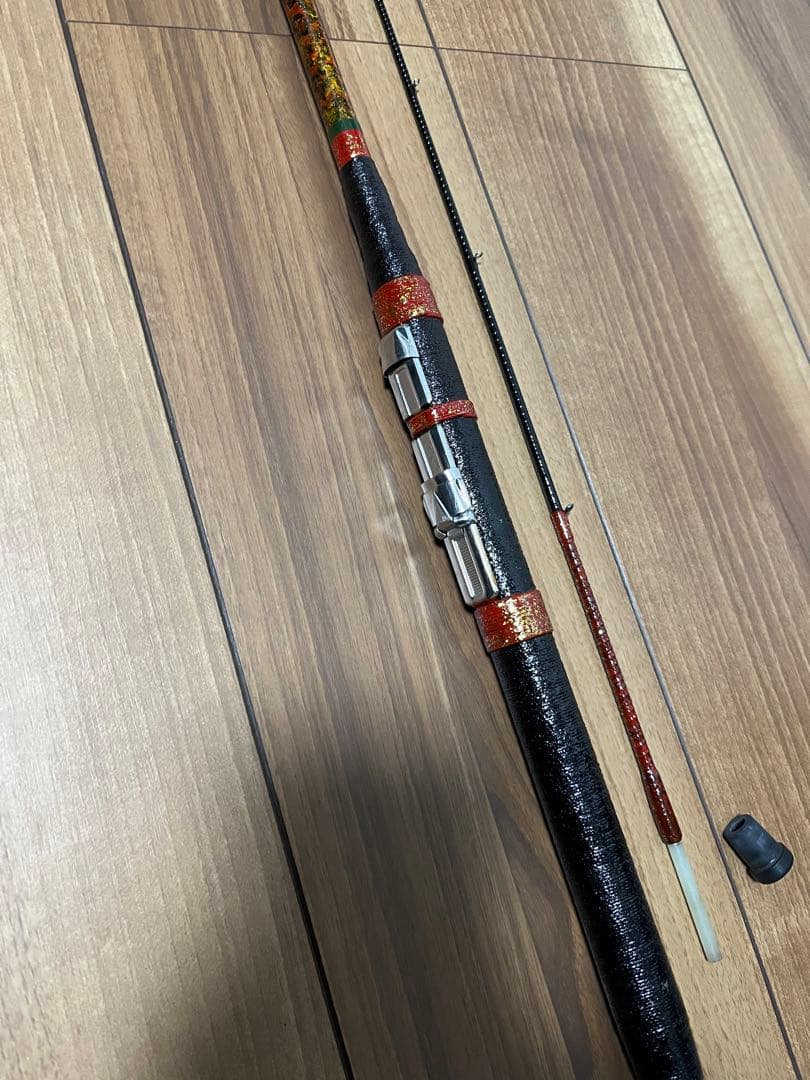 筏竿　穂先収納