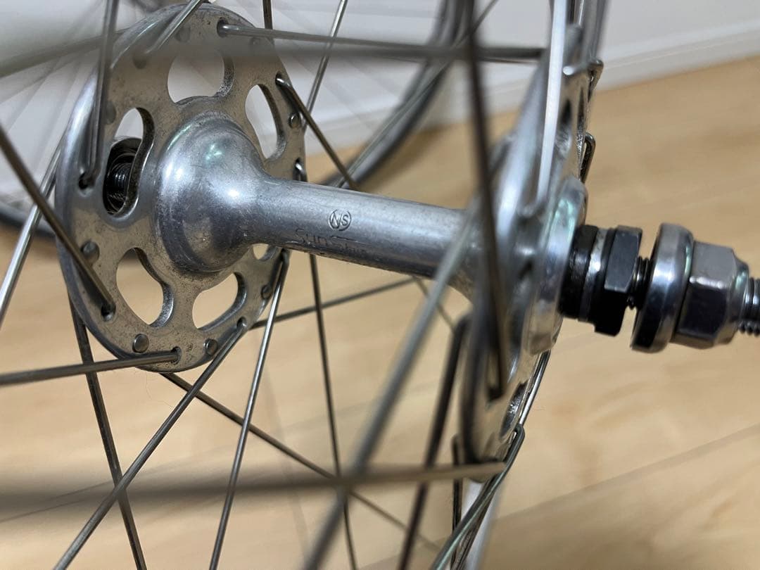 カンパニョーロ前後NJSハブホイール　サンシンNJSフロントホイール