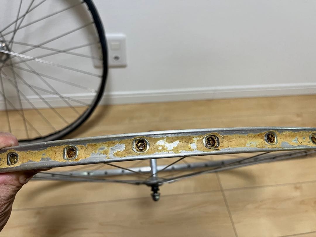 カンパニョーロ前後NJSハブホイール　サンシンNJSフロントホイール