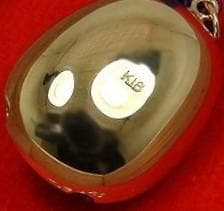 だるま 御守り ペンダントトップ K18 ＊ 縁起物