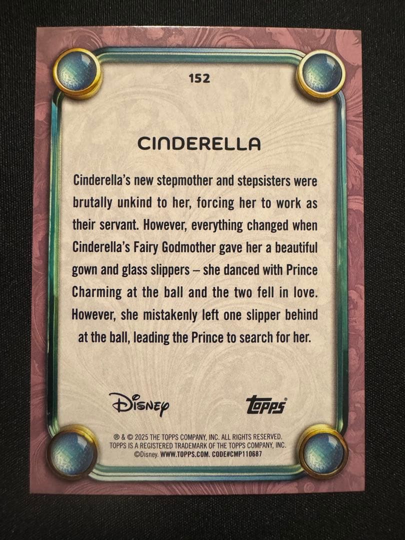 topps シンデレラ　ディズニー　ワンダー　2025