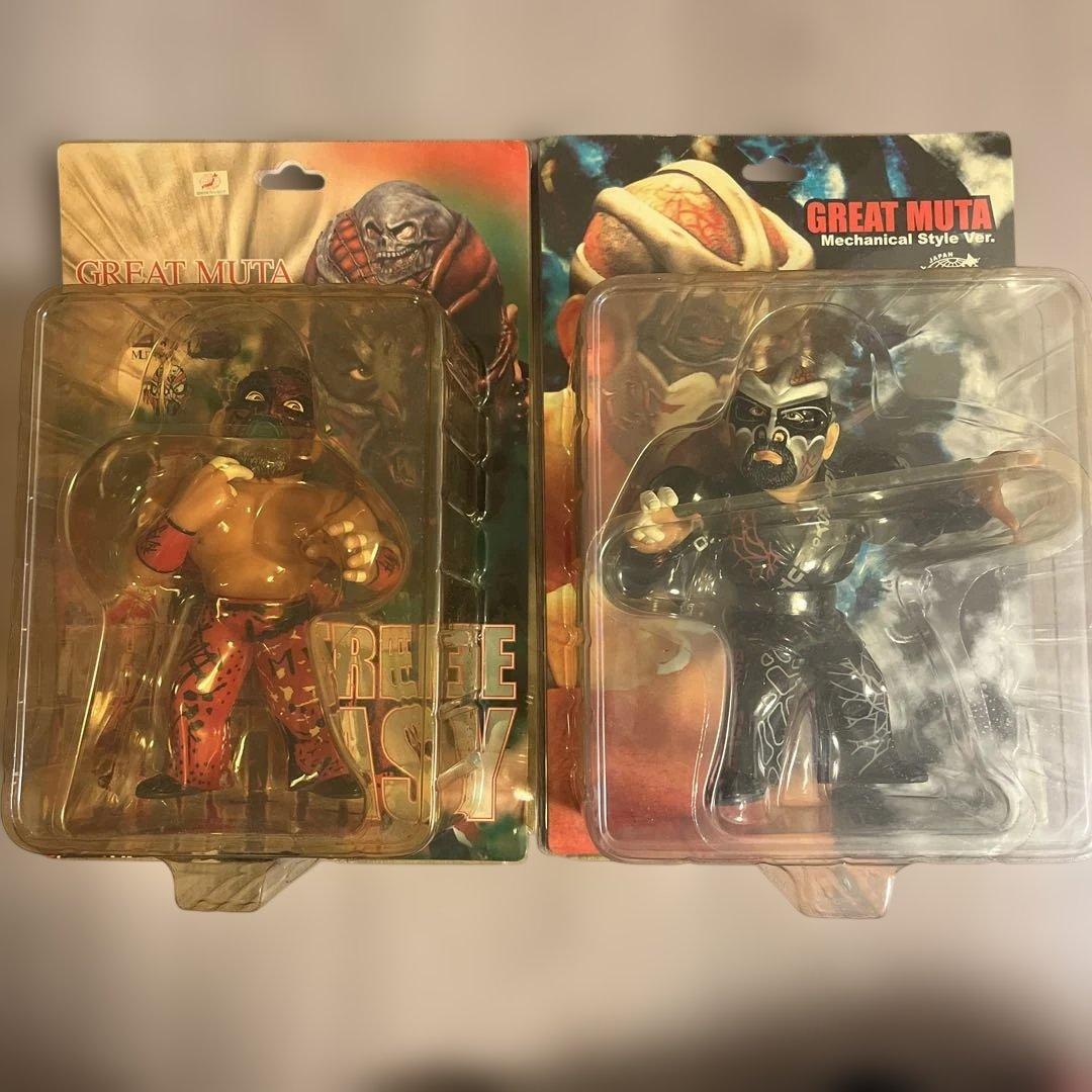 新日本プロレス　未開封・2体セット】グレートムタ HC版＆メカ