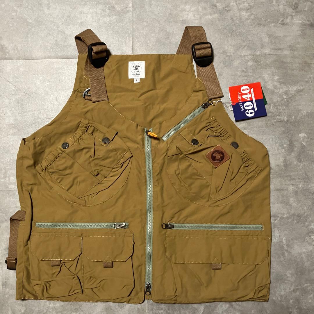 新品価格:16,500円　grn 60/40クロス　アウトドアベスト