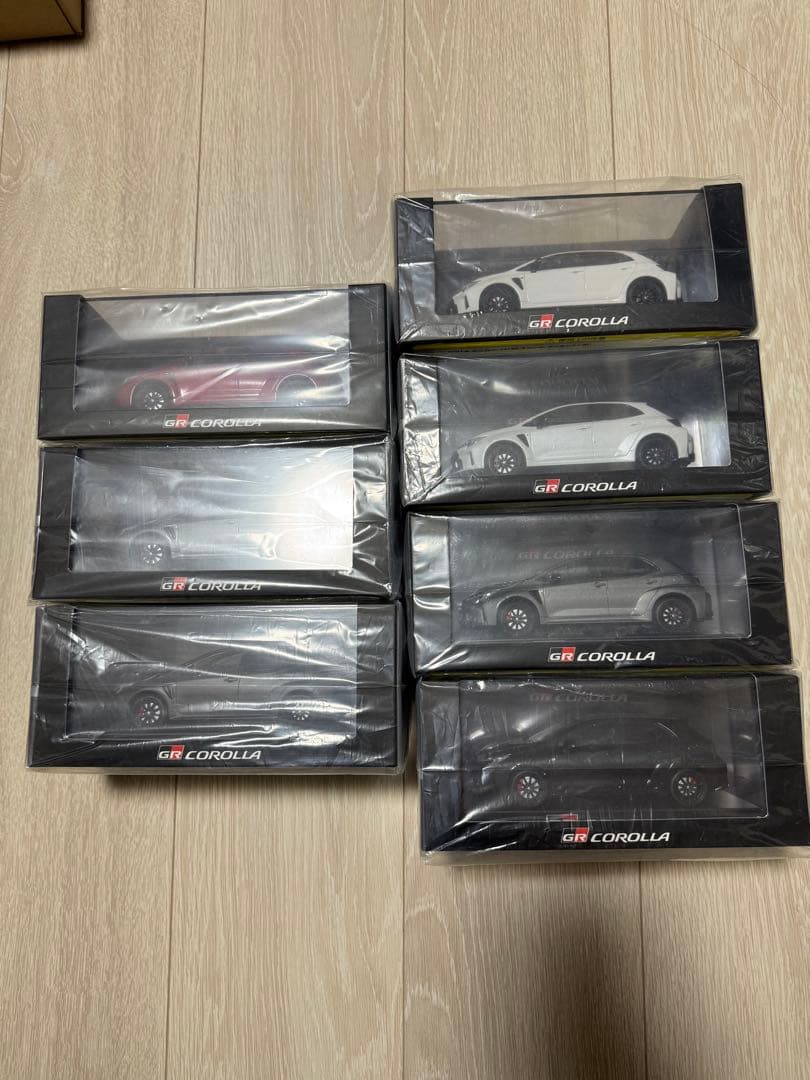 【新品・未開封】GR COROLLA ミニカー 7台セット