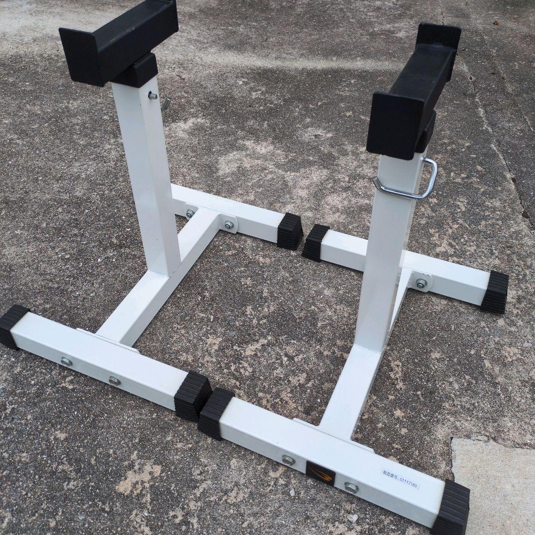 送料込 bodymaker バーベル スタンド セーフティ ラック ベンチプレス