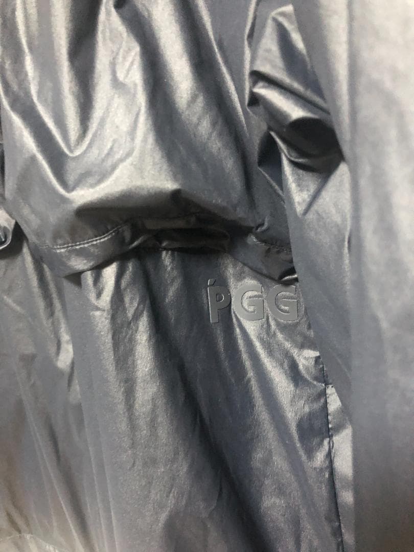 未使用 7.1万 PGG フード付きナイロンジャケット ダークネイビー