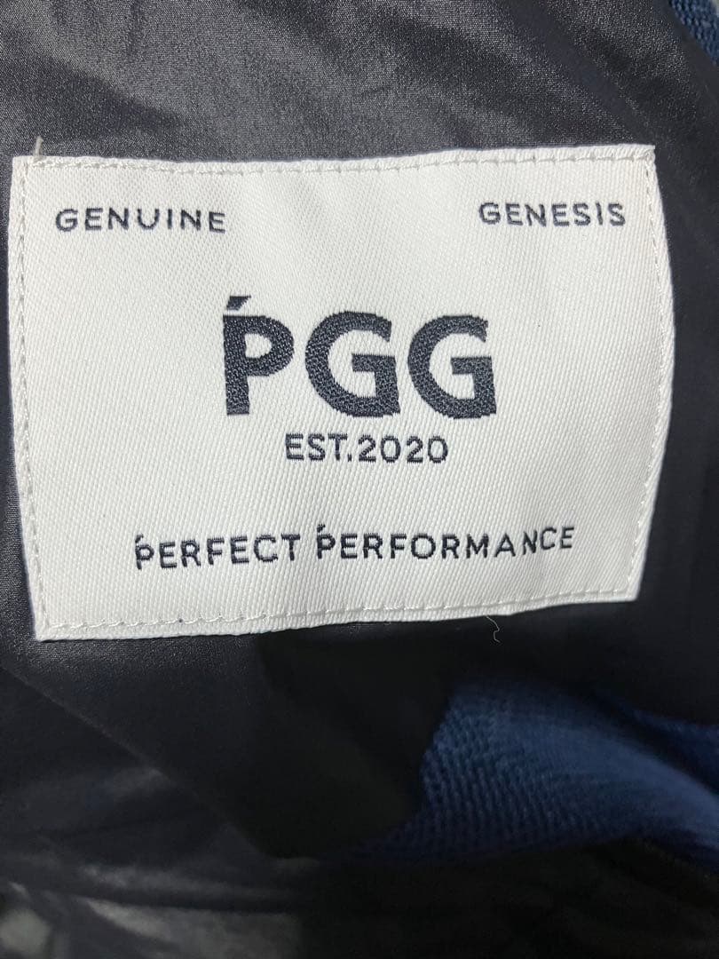 未使用 7.1万 PGG フード付きナイロンジャケット ダークネイビー