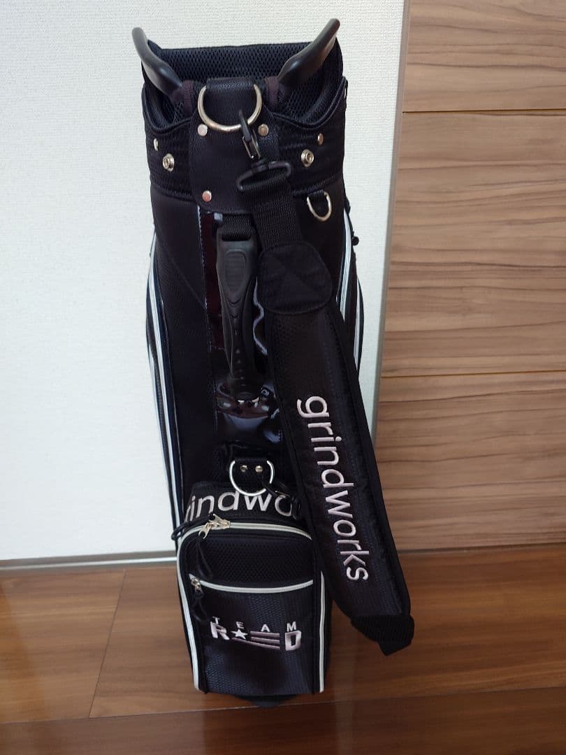 福*助様 【美品】グラインドワークス　 ゴルフキャディバッグ 黒