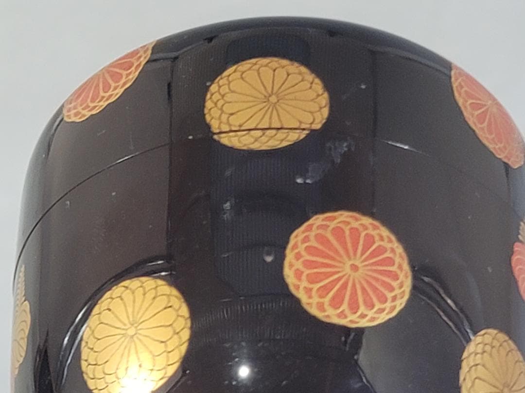 茶道具 長野横笛 作 高台寺蒔絵 棗 美品 古美術