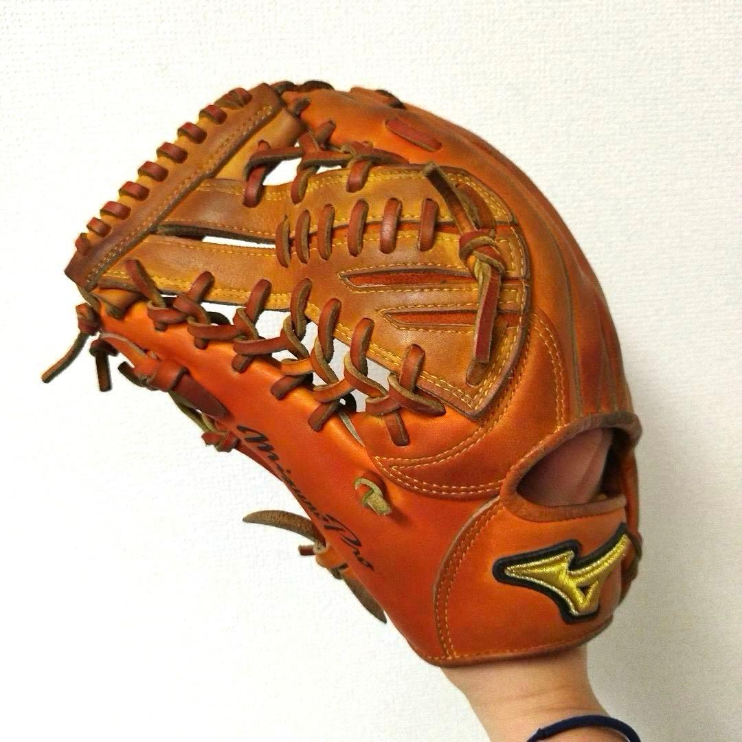 130 ミズノプロ キップレザー 即戦力 硬式 左投げ 外野手用グローブ