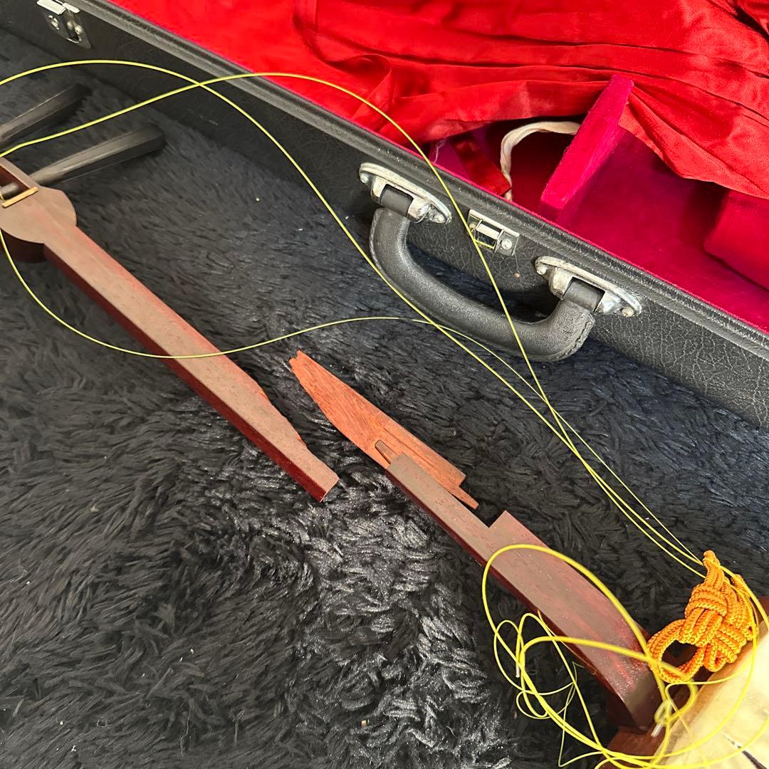 レア 和胡弓 和楽器 弦楽器 ケース付属 民族楽器 三味線