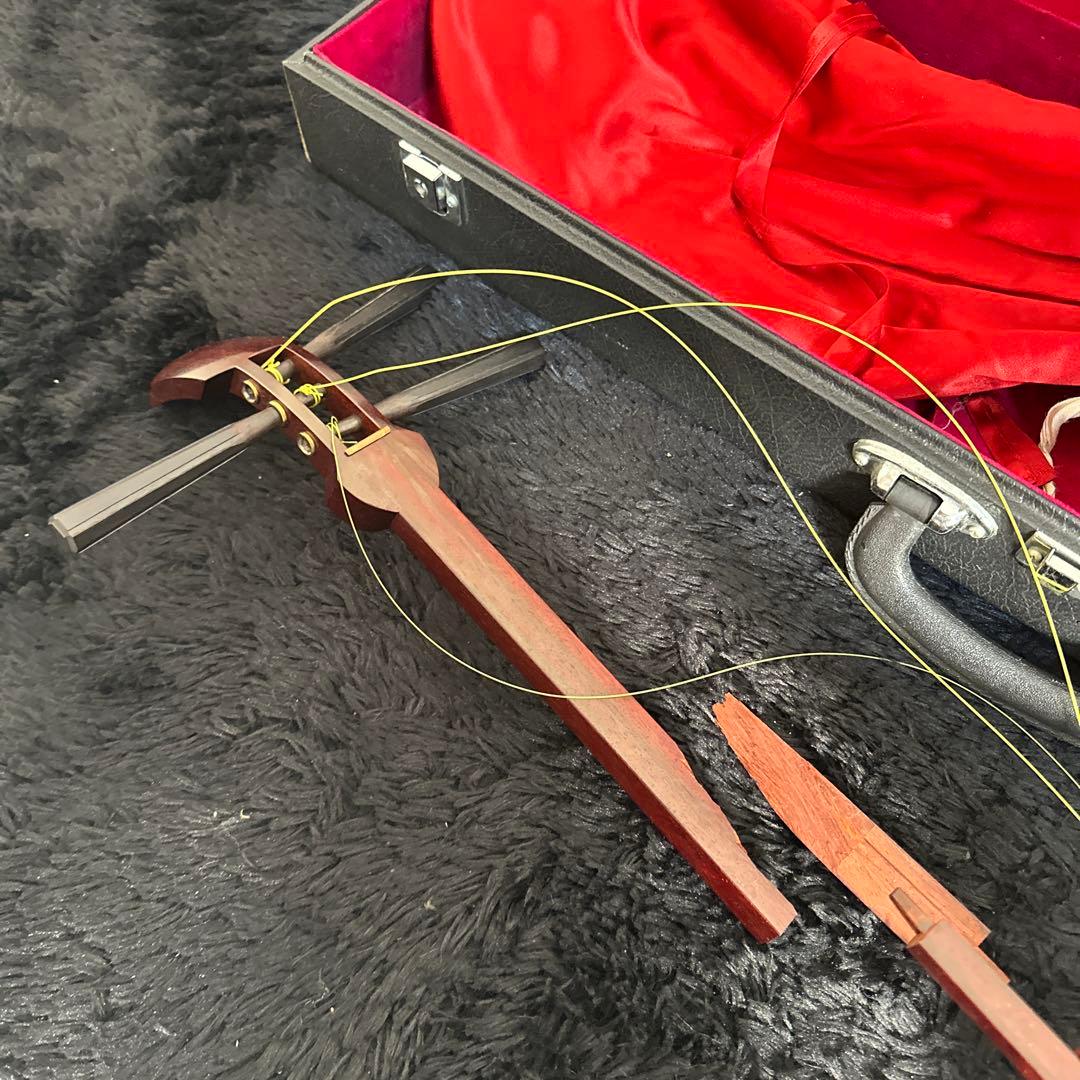 レア 和胡弓 和楽器 弦楽器 ケース付属 民族楽器 三味線