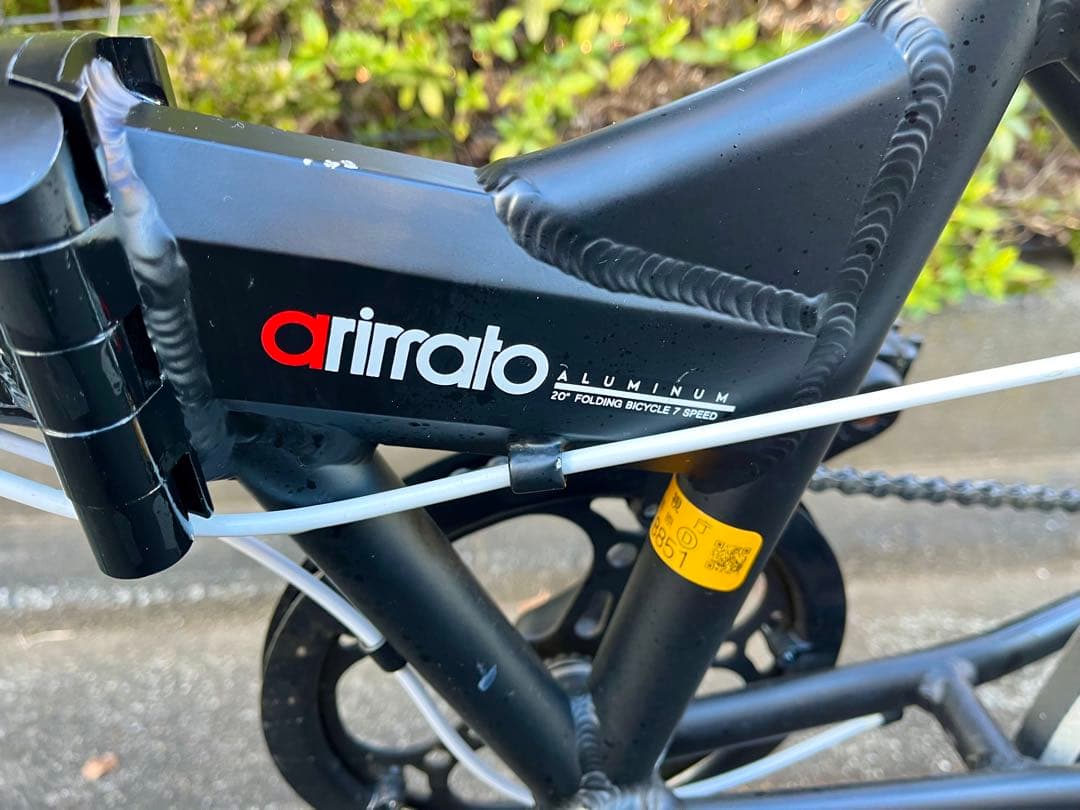 ANIMATO ミニベロ 20インチ 折り畳み自転車 【引取限定】東京都小金井市