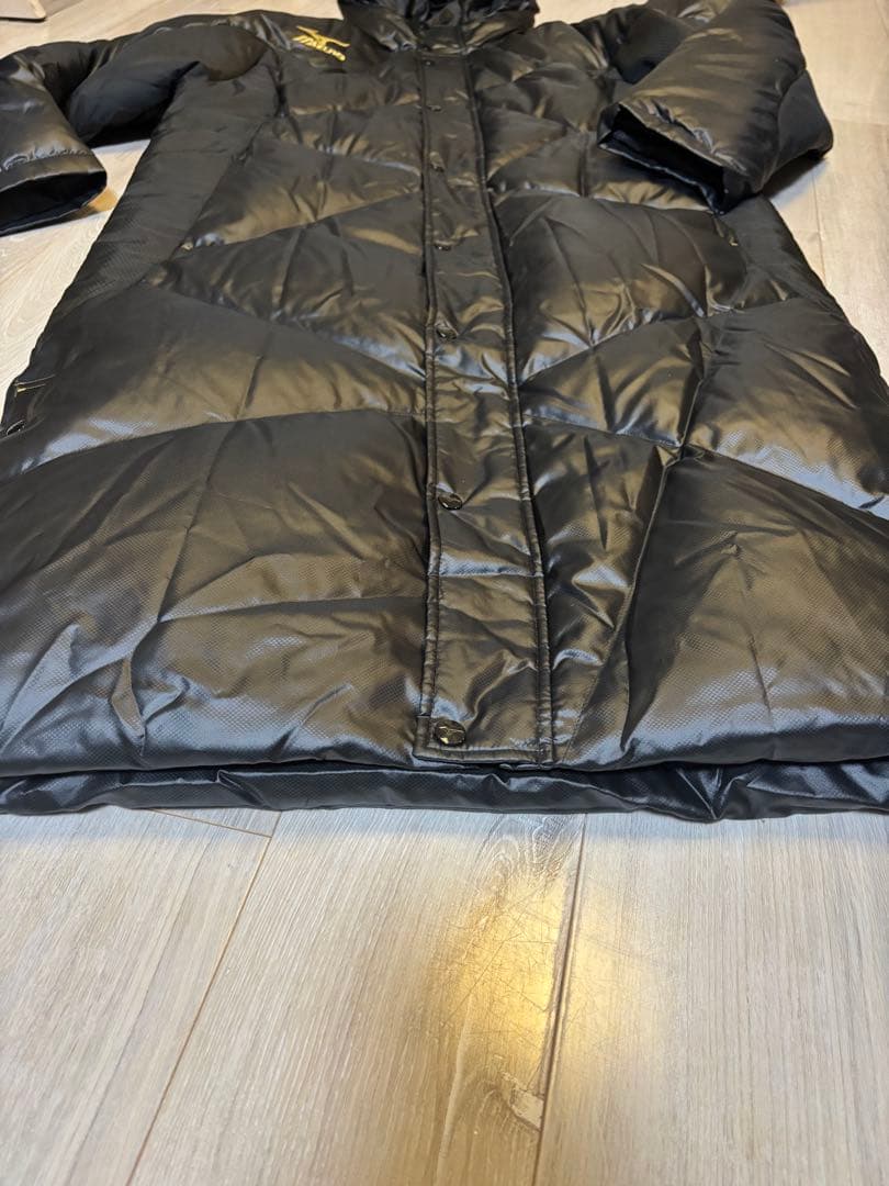 MIZUNO ベンチコート ミズノ ダウンコート ロング ブラック 黒 XL