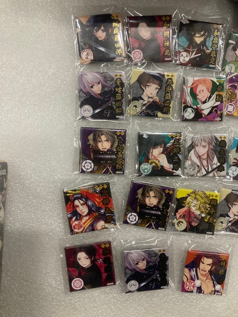 B0302）刀剣乱舞 クスエア缶バッジ 27個セット