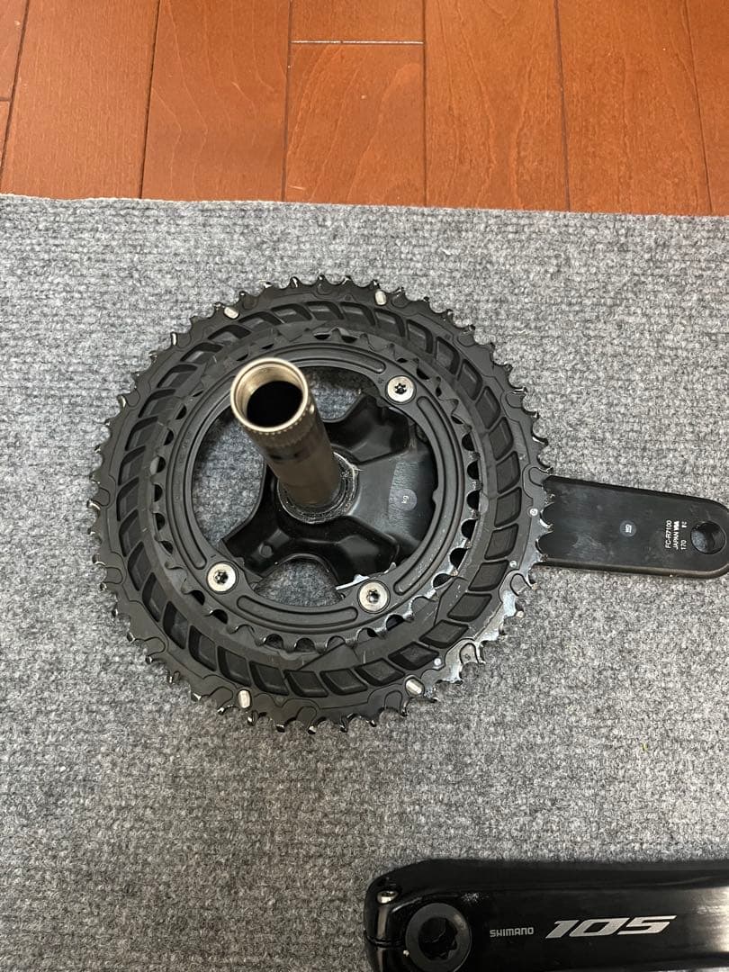fc-r7100 shimano 105 クランクセット ブラック