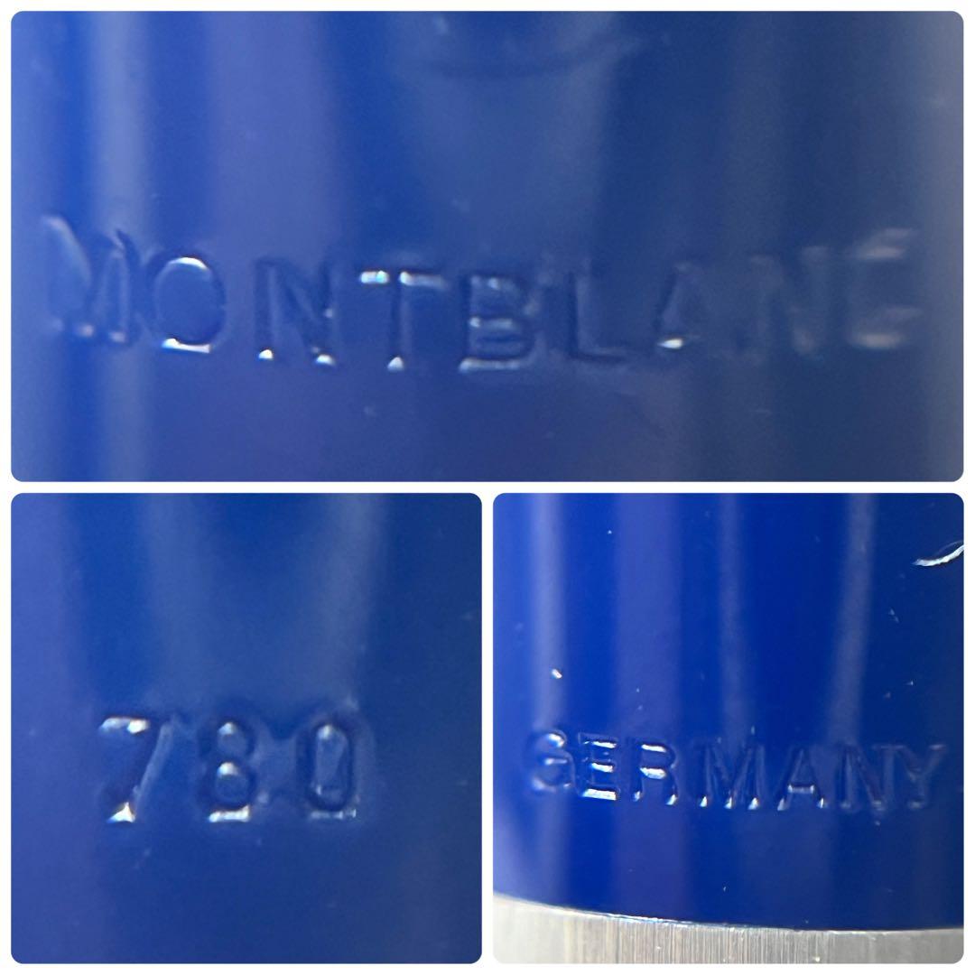 MONTBLANC モンブラン 780 ボールペン シルバー ブルー