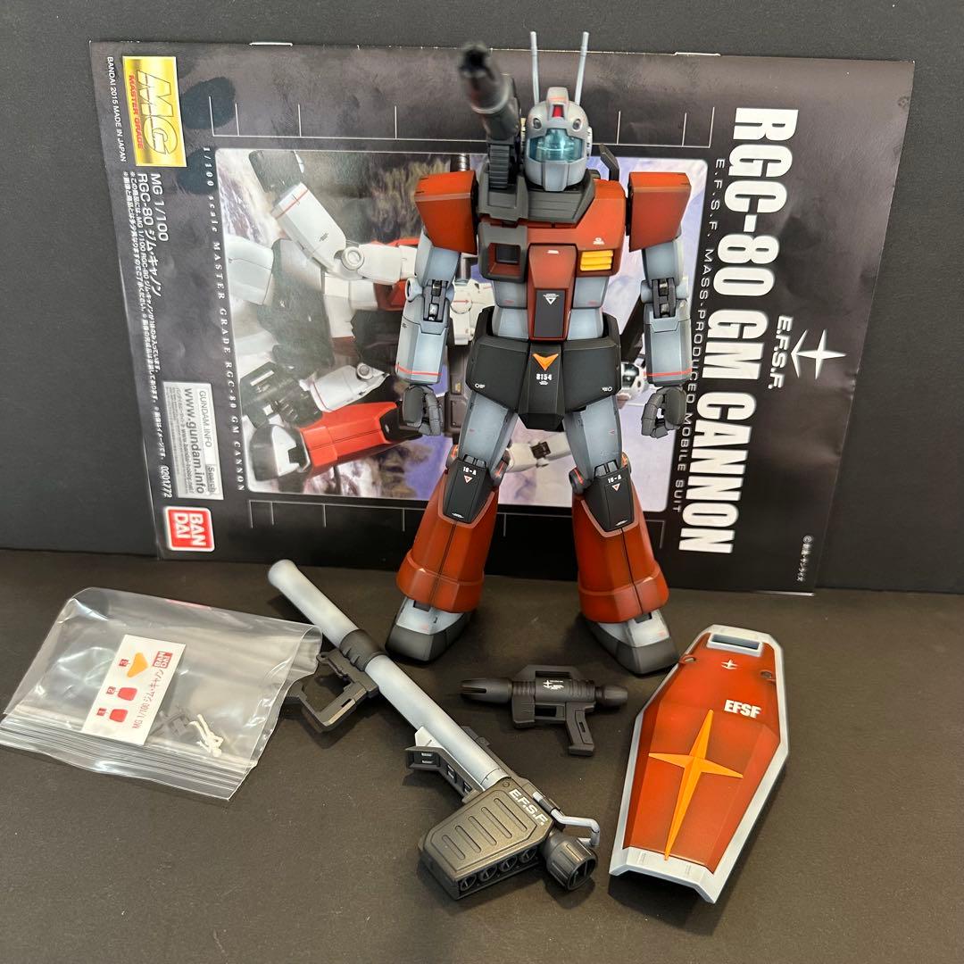 MG 1/100 ジム・キャノン 塗装済 完成品