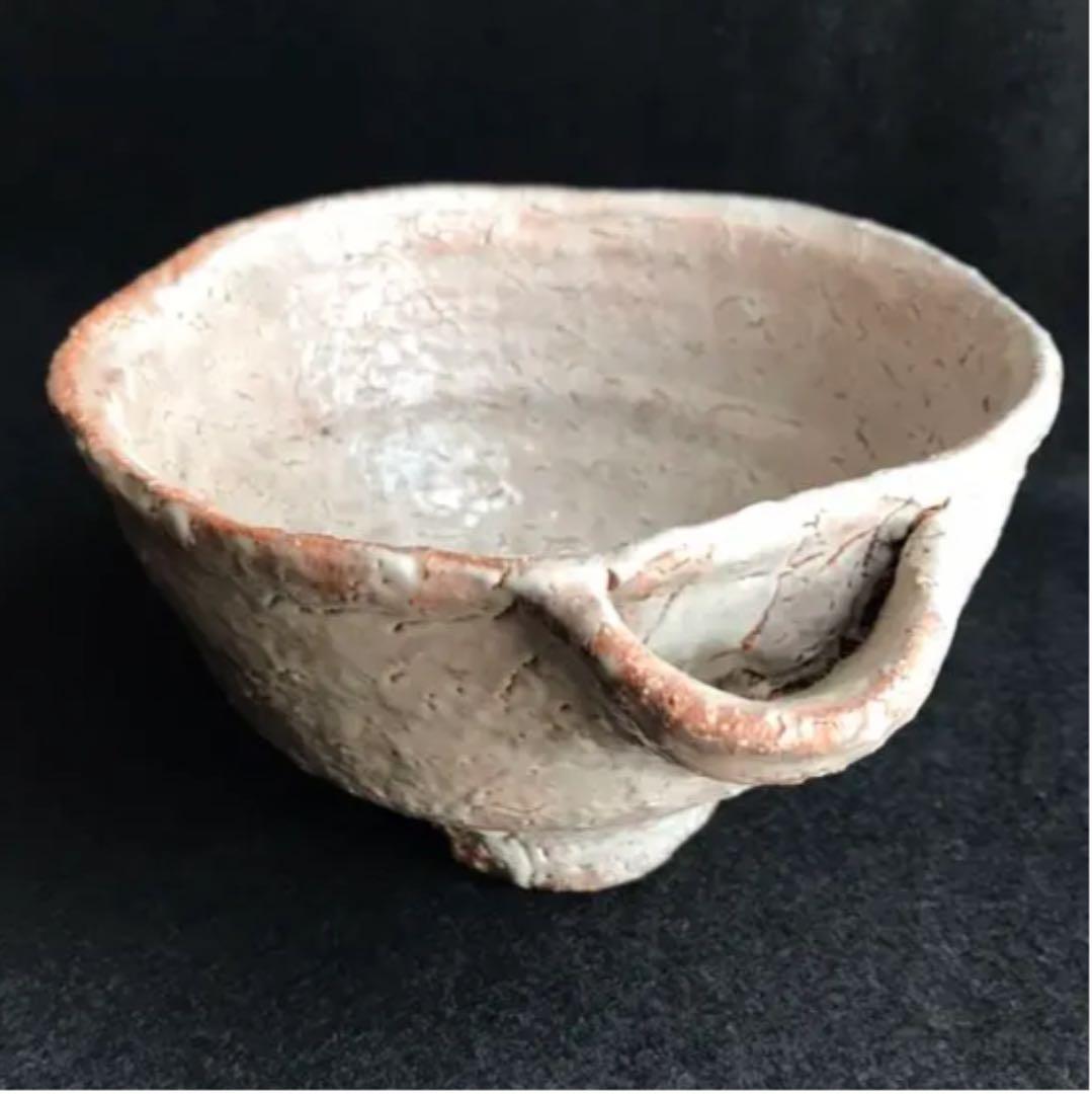 片口抹茶碗　萩焼　吉田萩苑　作