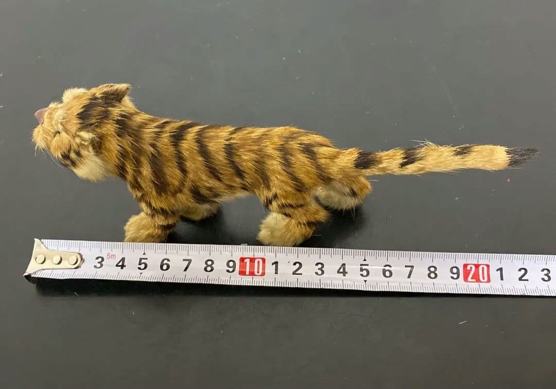 希少品　虎　剥製風　置物　リアル　オブジェ　ヴィンテージ　m7