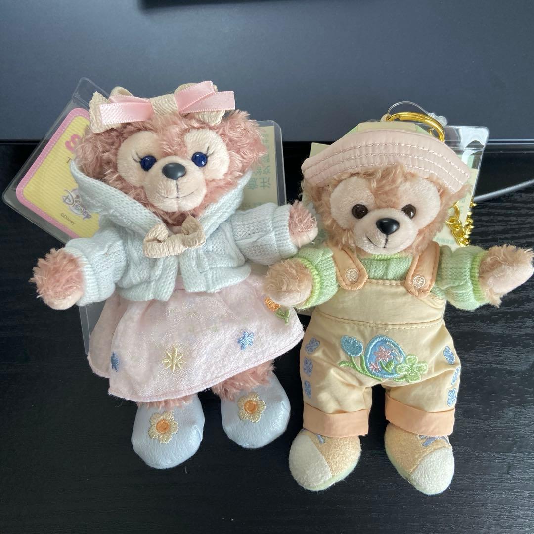 上海ディズニー　2025春日　ダッフィー&シェリーメイ　キーホルダー