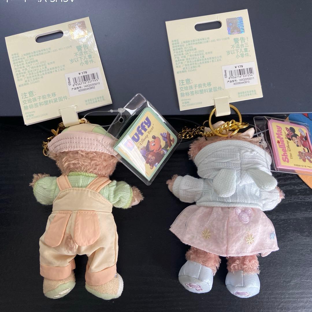 上海ディズニー　2025春日　ダッフィー&シェリーメイ　キーホルダー